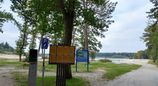 Betaalautomaat bij het Gasselterveld (foto: Staatsbosbeheer)