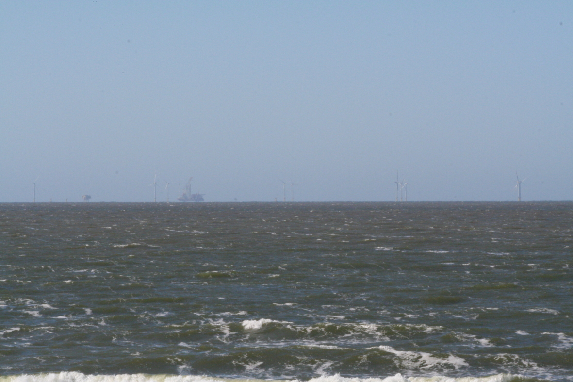 Windmolenpark op de Noordzee (D)